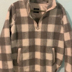 Abercrombie & Fitch Sherpa Pullover